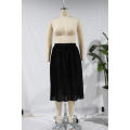 Latest Long Skirt Design Polyester A-Line Petticoat Skirts